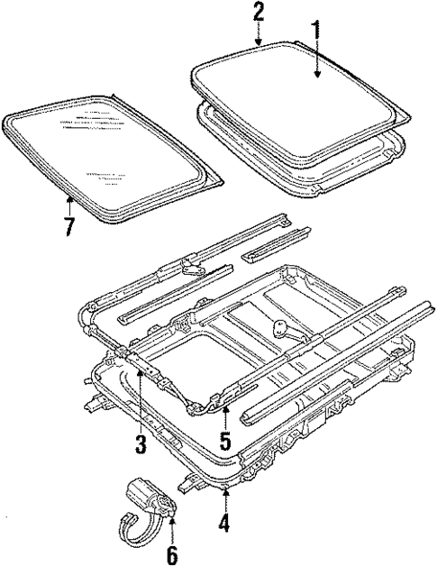 Sunroof for 1987 Pontiac Grand Prix #0