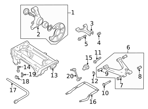 Rear Suspension for 2000 Mazda Miata #1
