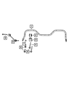 68070271AA - Rear Suspension: Rear Suspension Stabilizer Bar for Mopar Image