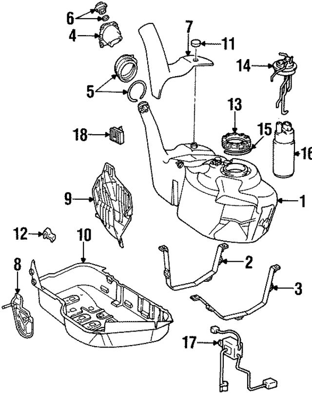 7714414040 - : Retainer,  Fuel Pump Gauge for Toyota Image