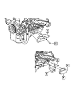 4578336AA - 3.5L Gas; Engine: Heat Shield, Left for Mopar Image