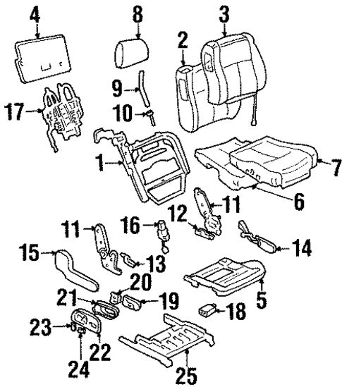 Power Seats for 2003 Oldsmobile Aurora #3