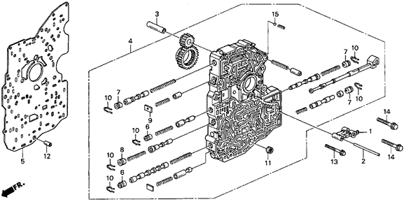 AT Main Valve Body (2) for 1998 Acura CL #0