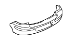 1E0807417AGRU - Body: Bumper Cover for Volkswagen Image
