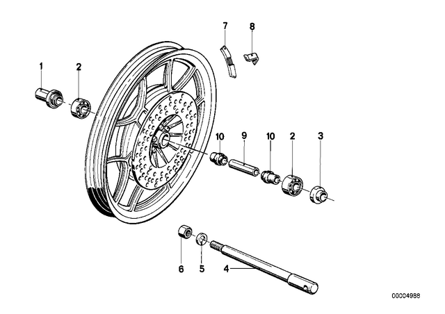 36311242854 - : Ball Bearing - 17X40X12 for BMW-Motorrad Image