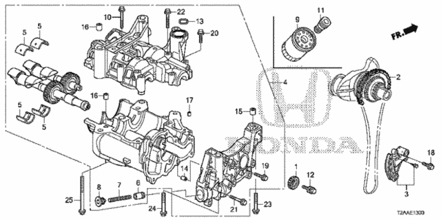Oil Pump (L4) for 2017 Honda Accord #0