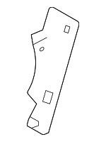 LR080714 - Body: Track Cover for Land Rover: Defender 110, Defender 130, Defender 90 Image