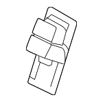 LR080754 - Body: Carpet Trim Rear Cover for Land Rover: Defender 110, Defender 130, Defender 90, Discovery Image