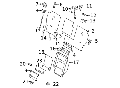 Second Row Seats for 2020 Land Rover Defender 90 #2