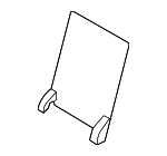 LR081037 - Body: Finish Molding for Land Rover: Defender 110, Defender 130, Defender 90, Discovery Image