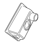 XFC500040 - Electrical: License Lamp for Land Rover: LR2, LR3, LR4, Range Rover Sport Image