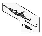 2124600401 - : Exchange Steering Gear for Mercedes-Benz Image