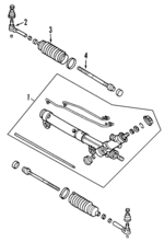 19152150 - : Inner Tie Rod for GM Image