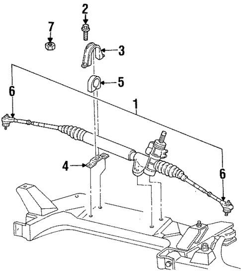 Steering Gear & Linkage for 1998 Dodge Neon #2