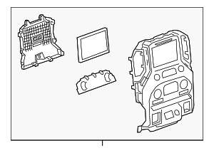 86825908 - : Display System for Chevrolet: Silverado 1500, Silverado 1500 LTD, Silverado 2500 HD, Silverado 3500 HD Image