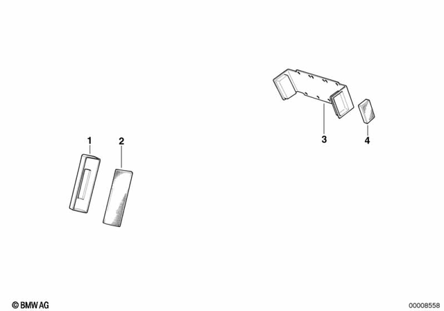 63142306523 - Lights: Bracket Front -  for BMW-Motorrad Image