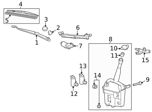 Wipers for 2009 Pontiac Vibe #0