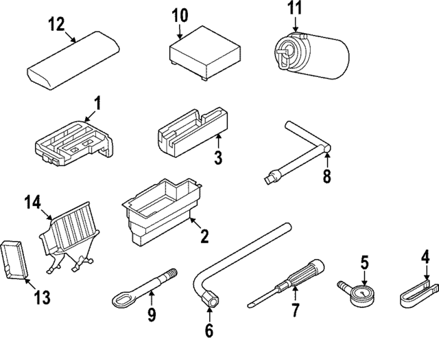 80A012169A - Body: Bin for Audi Image