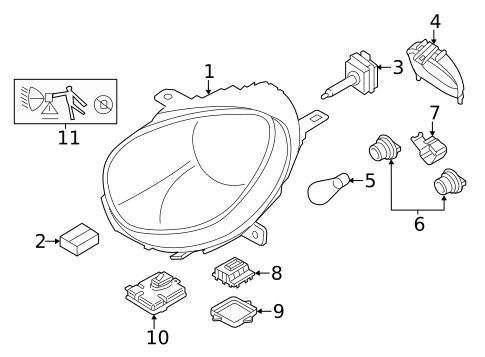 Labels for 2013 Mini Cooper #1