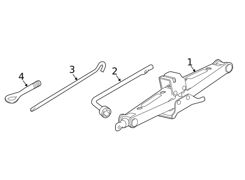 Jack & Components for 2024 Nissan Murano #0
