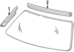3546725 - : Reveal Molding for Cadillac: DeVille Image