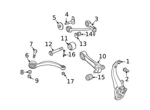 Suspension Components for 2007 Jaguar Vanden Plas #0