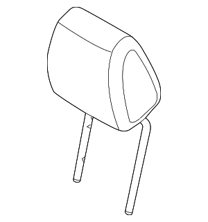 F1EZ54611A08JB - Body: Headrest for Ford Image