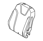 F1EZ5864810B - Body: Seat Back Pad for FORD Image