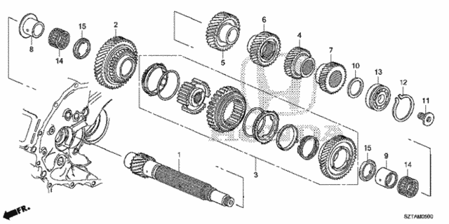 MT Countershaft for 2016 Honda CR-Z #0
