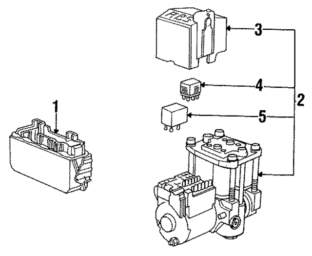 34521159494 - Electrical: ABS Control Module for BMW Image