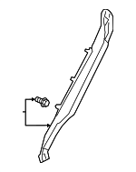 74895TGSA00 - : Body Side Trim for Honda Image