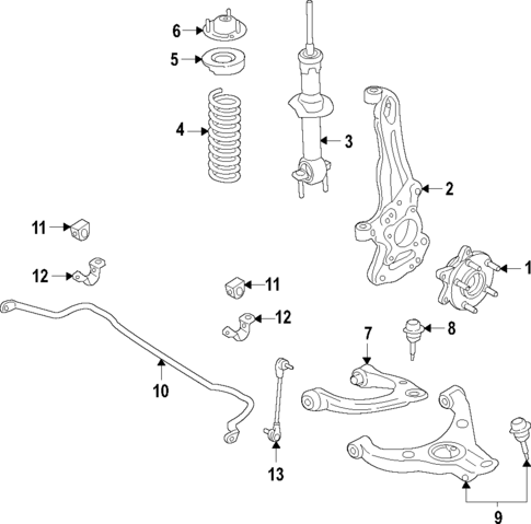 Upper Control Arm for 2022 Ford Ranger #0