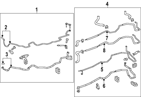 Rear AC Lines for 2025 Lexus TX550h+ #0