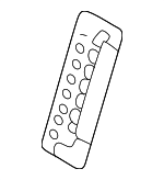 89366AR000NNB - Body: Inner Cover for Hyundai Image