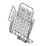 89470AR000 - Body: Seat Back Heater for Genesis: GV70 Image