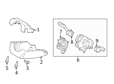 Switches, Solenoids & Actuators for 2014 Lincoln MKZ #0