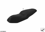 77345A0C7E5 - : Low-Profile Bench Seat - Black for BMW-Motorrad Image