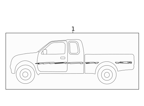 Stripe Tape for 1998 Toyota Tacoma #0