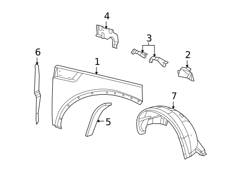 Fender & Components for 2011 Jeep Liberty #0