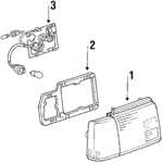94844249 - Electrical: Lens for Chevrolet: Nova Image