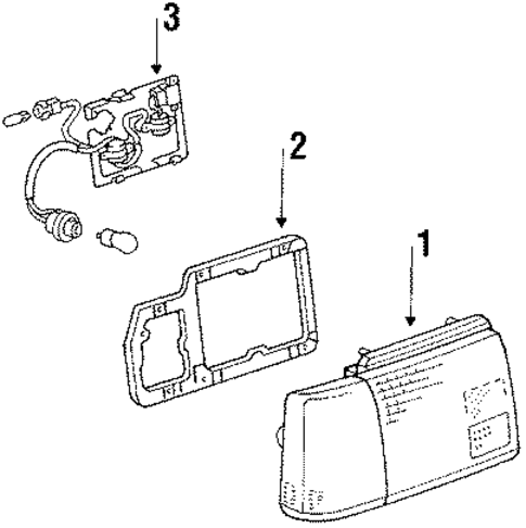 Tail Lamps for 1987 Chevrolet Nova #0