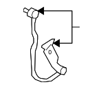 1J0941299 - Electrical: Link Arm for Audi: TT, TT Quattro Image