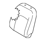 87670JM20B - : Seat Back Cover for Nissan Image