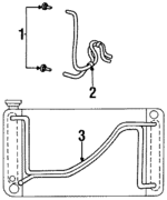 4682741 - Cooling System: Automatic Transmission Oil Cooler Hose for Chrysler: Town &amp; Country | Dodge: Caravan, Grand Caravan Image