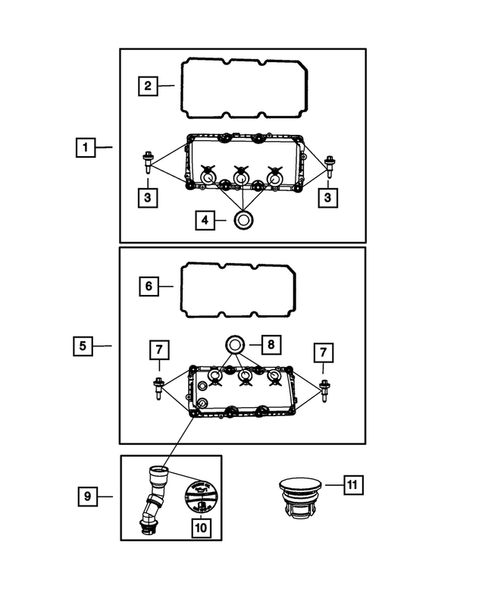 Cylinder Head for 2007 Chrysler Pacifica #1
