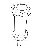 8D0803899F - Body: Spare Retainer for Audi: A4, A4 Quattro, S4 Image