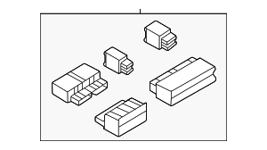 9Y0915641 - Electrical: Connector for Porsche Image