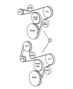 53010257 - Cooling: Accessory Drive Belt for Mopar Image