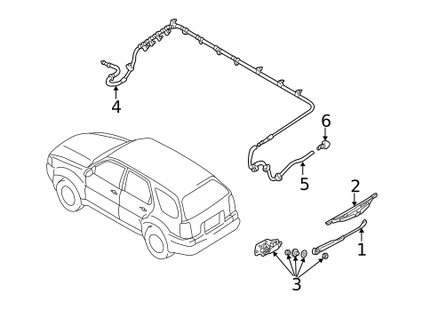 Wipers for 2006 Ford Escape #1