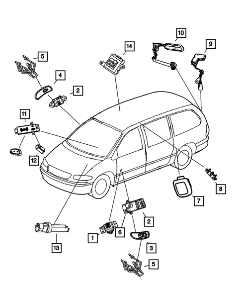 Switches for 2006 Dodge Grand Caravan #1
